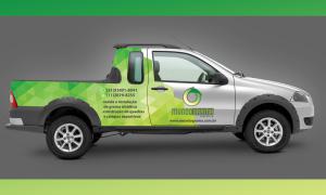 carro mundo grama impresso